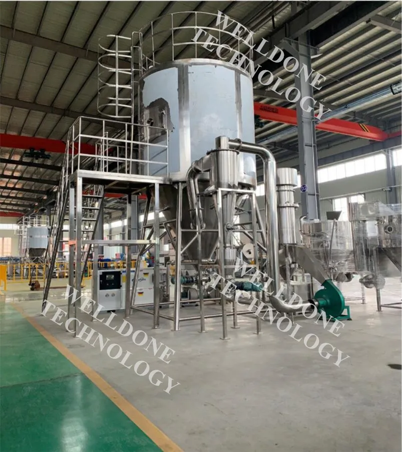Energy Saving  Sanitary Designed Spray Dryer Machine For Food  Chemical Industry  Customized Design 