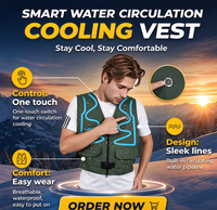 Gilet de refroidissement à glaçons, protection contre les coups de chaleur, coussinets d'épaule, protection solaire, isolation, artefact de réfrigération, gilet rafraîchissant