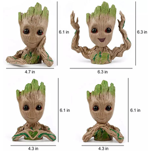 Offre Spéciale moderne PVC Groot <span class=keywords><strong>Pot</strong></span> de <span class=keywords><strong>fleur</strong></span> ornements jardinière promotionnelle pour les enfants de Noël pour la maison et la pépinière plantation - Product Image 4