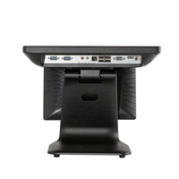 Sistema de Terminal Punto de Venta con Pantalla Táctil Windows, Software de Punto de Venta, Caja Registradora, Pantalla Dual, para Restaurante