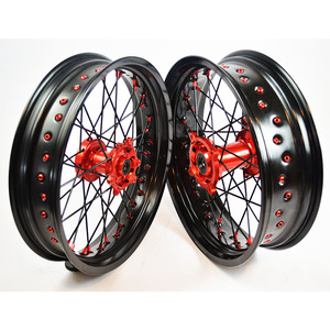 Rines de Aleación de Aluminio de Alta Calidad de 17'' para Motocicleta Supermoto para Honda <span class=keywords><strong>CRF</strong></span> 250L <span class=keywords><strong>300L</strong></span> - Product Image 1