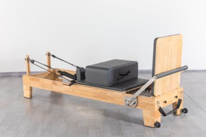 Di alta qualità commerciale in rovere Pilates Studio Reformer in legno di acero nucleo letto per la casa Fitness attrezzature Core Studio Pilates - Product Image 3