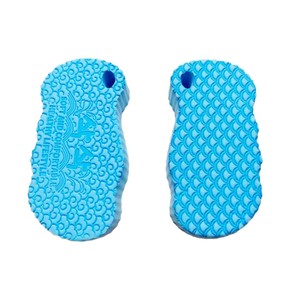Gommage corporel ovale en PVA 13,5 cm x 6,5 cm, doux pour bébés, outil de nettoyage pour le bain - Product Image 3
