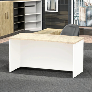 FURNIZONE Modern Contemporary Design Office <b>Desk</b> High Quality Cheap Furniture 1376 OEM L1600xW800xH795mm Wooden Panel Style - Product Image 1
