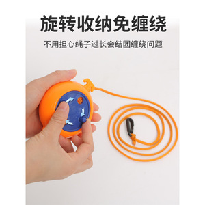 Portable Clothesline Round <b>Hook</b> Type <b>For</b> Outdoor Travel Hotel Dormitory Use No Drilling Required Drying <b>Line</b> - Product Image 5