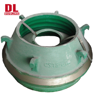 Symons 4 1/4 ft Máy Nghiền hình nón Bộ phận lót lớp phủ và bát lót lõm Vòng đúc chế biến loại - Product Image 2