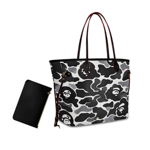 <span class=keywords><strong>Sac</strong></span> fourre-tout <span class=keywords><strong>tendance</strong></span> en PU imprimé camouflage <span class=keywords><strong>vert</strong></span> pour femme, 2 pièces, avec poche zippée, pour le 250e anniversaire de l'indépendance des États-Unis - Product Image 3