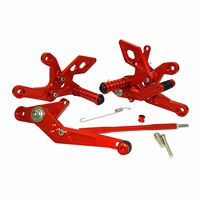 Repose-pieds arrière réglables Baisheng Racing CNC Raiser Relocation Kit avec garantie d'un an, compatibles avec CBR500R CB500F CBR400R CB400F