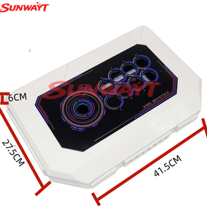 Empty Arcade Box DIY <b>Gaming</b> Case with Joystick Set Kit Replacement for Arcade Game Console Cabinet <b>Controller</b> DIY Kit - Product Image 5