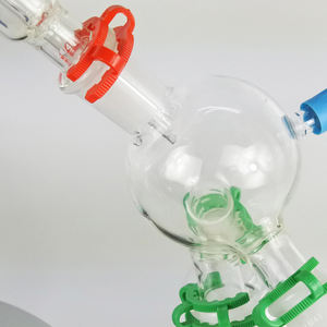 <span class=keywords><strong>3</strong></span>-Wege-Destillations-Verbindungsadapter für Destillationsgeräte in der Organischen Chemie Destillationskopf Laborglasware - Product Image 4