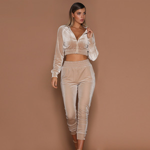 <span class=keywords><strong>Pull</strong></span> en molleton de coton pour <span class=keywords><strong>femme</strong></span>, imprimé sur mesure, tissé, décontracté, court, uni, <span class=keywords><strong>jaune</strong></span>, vierge, de haute qualité, pour l'entraînement, fermeture éclair noire - Product Image 3