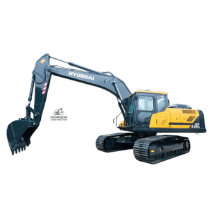 Excavadora de cadenas Hyundai HX220L amarilla, equipo de construcción - Product Image 1