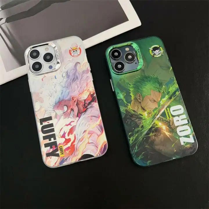 Bulk Cartoon Anime Print Design Mobile Phone Case One Piece Hard Back Cover Shell For iPhone 15 14 pro max 13 12 11