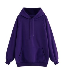 Sudadera con capucha de poliéster con logotipo personalizado de alta calidad para mujer - Product Image 5