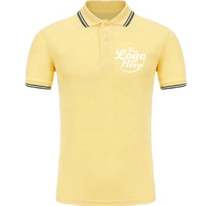 T-shirt à manches courtes respirant et surdimensionné personnalisé pour hommes et femmes, avec col à revers, pour uniforme de groupe, publicité, culture américaine - Product Image 3