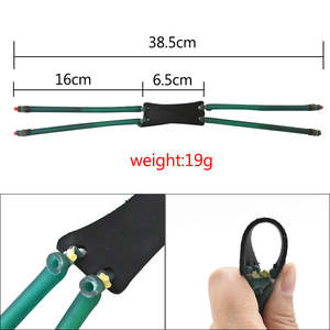 Juego de Bandas Elásticas de Látex de Alta Elasticidad, Accesorio Engrosado de 2 Capas con Conector de Cuero para Uso en Exteriores, Hecho en China - Product Image 4
