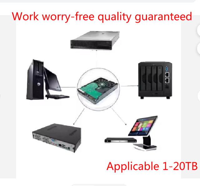 ST10000VN0008 10TB SATA3 Internal Hard Drive  7200RPM 256MB Original New for Desktop ST10000VN000  ST10000VN0004