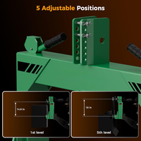 Attelage rapide à 3 points AMBITION avec adaptateur extra polyvalent pour récepteur de 2 pouces, adaptation sans douille, capacité de levage de 3000 lb