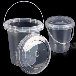 Balde de Plástico Transparente Simples Estilo Americano para Vinho e Cerveja com Tampa, disponível em 150/300/500ml/1L/1.2L/1.5L/2L/3L/4L/5L/6L - Product Image 2