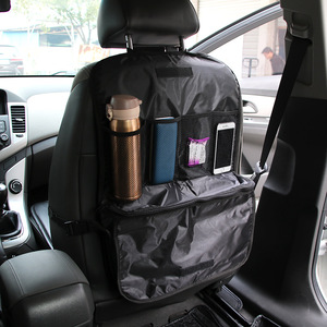 Bolsa de Almacenamiento para Respaldo de Asiento de Coche, 10L, Tela Oxford, 4-7 Bolsillos, Negra, Organizador Universal para Coche - Product Image 2