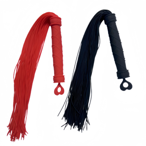 Groothandel BDSM siliconen flogger volwassenen orgasme zweep bondage set met seksuele flirt tools - Product Image 1