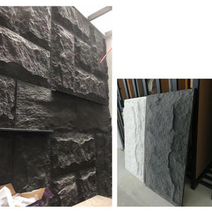 Penjualan langsung dari pabrik batu PU kulit ubin dinding mode dinding Panel dekoratif 3D High-End simulasi semen berongga bata - Product Image 6