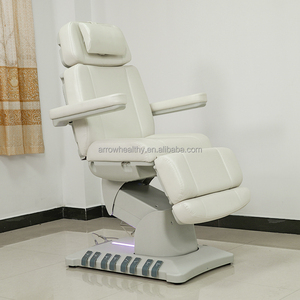 Lit de massage à 3 ou 4 moteurs Fauteuil de beauté électrique Lit d'<span class=keywords><strong>examen</strong></span> Fauteuil de massage spa en vente Lit facial basique Canapé de salon de beauté - Product Image 3