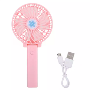 Ventilador de mano F05, superrefrigeración, silencioso, sin escobillas, 3 velocidades, ajustable, portátil, recargable, Mini ventilador de mesa de escritorio Usb de escritorio - Product Image 2