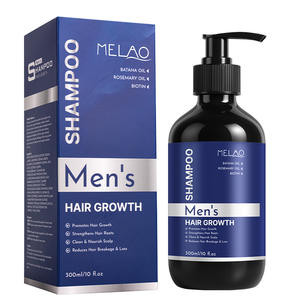 Champús de marca privada para el crecimiento del cabello, cabello visiblemente más grueso y cobertura del cuero cabelludo, productos orgánicos para el cuidado del cabello con biotina para hombres, para el crecimiento del cabello. - Product Image 1