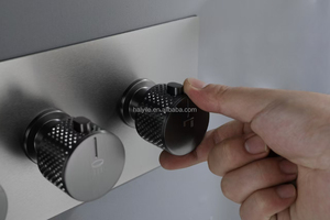 Латунный настенный смесительный клапан для скрытого душа, 4-ходовой выход с функцией управления потоками, пистолет для использования в ванной - Product Image 3