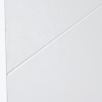 Dernier design de porte intérieure en bois pour maison, en MDF stratifié PVC à âme creuse, avec bandes en aluminium – Prix compétitif
