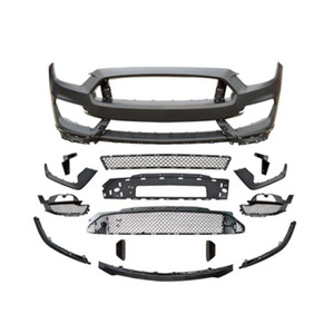 Kit de carrosserie de conversion de style Shelby, calandre, séparateur, pare-chocs avant S5 pour <span class=keywords><strong>Ford</strong></span> <span class=keywords><strong>Mustang</strong></span> GT350 2015+ - Product Image 2