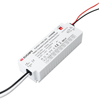 Driver de gradation blanc 40W à contrôle par silicium EUCHIPS, certifié CE, en plastique, garantie 3 ans pour circuits d'éclairage