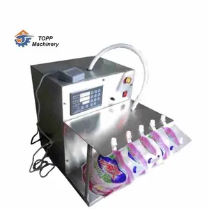 Popular stand up pouch filling doypack sealing pouch liquid milk filling machine
