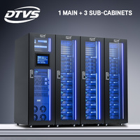 Baie de serveur de centre de données réseau intégrée intelligente de 19 pouces avec verre trempé et acier perforé, personnalisable, protection IP20, en stock
