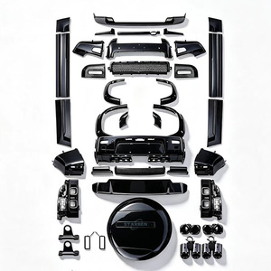 Parachoques Delanteros y Traseros, Faldones Laterales, Actualización para Modelos 2020-2027, Kit de Carrocería Negro Edición Limitada <span class=keywords><strong>007</strong></span> para Land <span class=keywords><strong>Rover</strong></span> Defender - Product Image 5