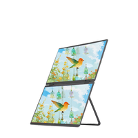 Ordinateur portable à écran tactile 18,5 pouces 1080P, nouveau produit avec double moniteur, triple écran portable IPS LCD extensible