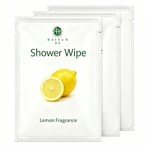 Salviette Umidificate Faduo per la Pulizia del Corpo, Confezionate Singolarmente, Profumo di Limone, Non Tessuto Bianco 4*6 Pollici 23gsm, Eco-Friendly - Product Image 2