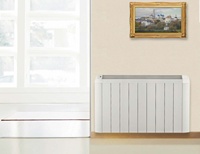 Mejor calor directo pantalla LED termostato digital programable Temporizador Semanal cuerpo de aluminio eléctrico 2000 W calentadores de habitación blanca
