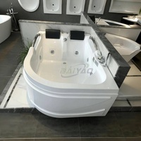 Baignoire jacuzzi moderne OEM, fabrication directe d'usine, acrylique de haute qualité et améliorations en option pour une utilisation à domicile pour 2 personnes