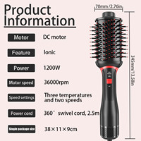 NOUVEAU Brosse à air chaud originale Revlon One Step et brosse pour sèche-cheveux volumateur avec forme ovale 70MM