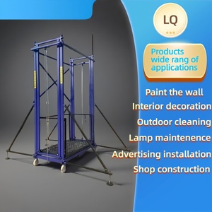 Plataforma de Andamio Eléctrica Multifuncional de Acero Convertible en Mesa Elevadora de Materiales - Product Image 1