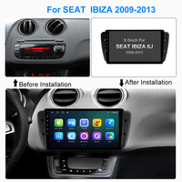 Lecteur DVD de voiture 9,0 pouces pour Seat Ibiza 6j 2009-2013, système Linux Allwinner T113-S4, CarPlay sans fil, Android Auto, Hicar