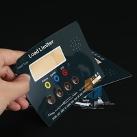 Autocollant d'avertissement adhésif double face en PVC dépoli, étiquette pour équipement de machine, film sérigraphié, autocollant pour panneau de commande PC
