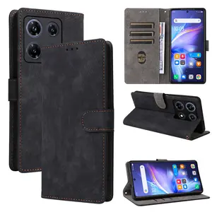 With 3 Card Slots Wallet Flip Leather Case For Infinix Note30 VIP Note 12 2023 4G Smart 6 HD Infinix Spark Go 2023