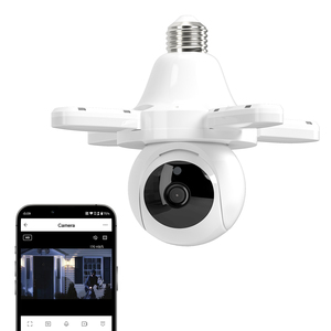 E27 Indoor Security Bulb Camera LED White Light Night Vision Automatic Wifi Surveillance Camera