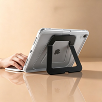 Coque antichoc en acrylique transparent avec support métallique et fente pour stylet, vente en gros d'usine, pour tablettes iPad 10, 11, A16, Air 11, Pro