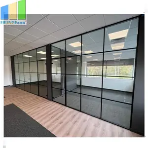 Ebunge katı sabit bölme cam bölme katlanır ofis bölümleri cam duvarlar