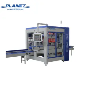 PLANET MACHINE Packaging Line Complicated Shape Bottles Automatic Packing Machine Custom Servo Case Packer