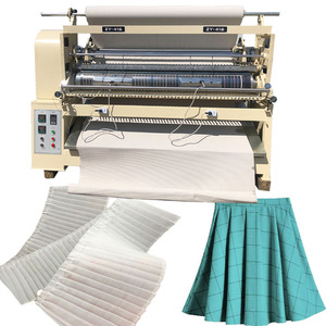 Machine à plisser les tissus professionnelle informatisée pour la confection de jupes et de robes à plis rayonnants - Product Image 2
